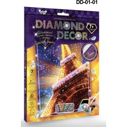 Набор для творчества Diamond Decor Эйфелева башня Danko Toys DD-01 (в ассортименте)